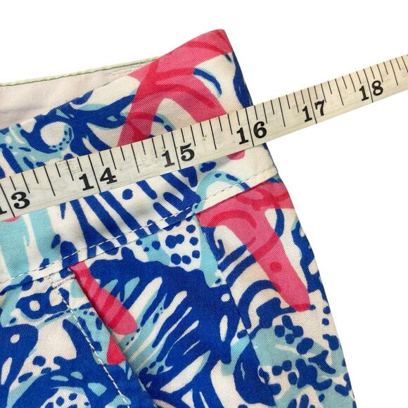 Lilly Pulitzer Chipper Shorts Womens Sz 4 Starfish She She Shells Bermuda Beachy - Picture 10 of 13